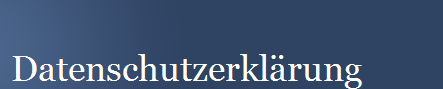 Datenschutzerkl�rung