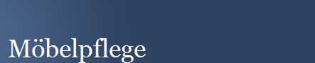 M�belpflege